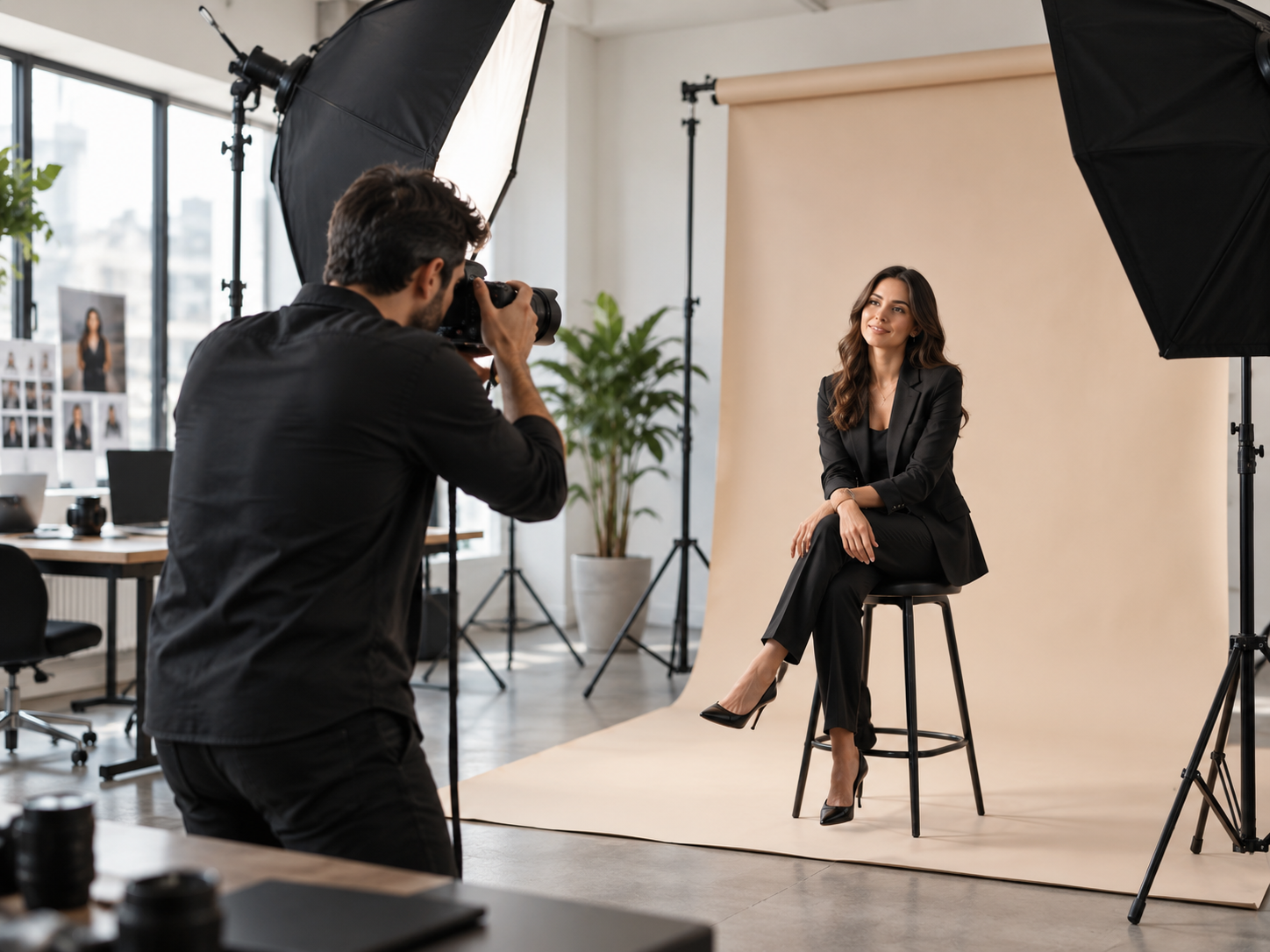 Sessão de Fotos Profissional — PontoSer Services